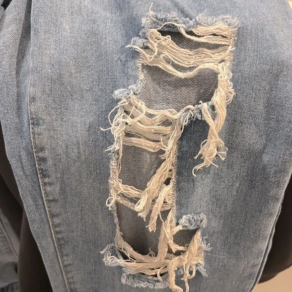 NWT [Fashion Nova] 90's Flashback Tapered Jeans - Medium Blue Wash Women’s Sz 7 - Picture 7 of 8